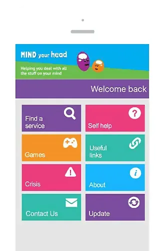 A responsive build shown on a phone